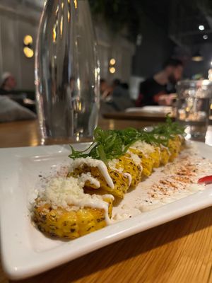 sweet and sour corn at Beyond Sushi in New York City