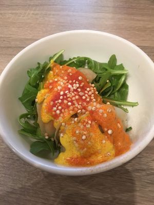 Today’s dumplings  at Beyond Sushi in New York City