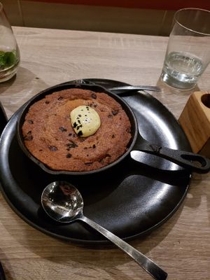 Chef's cookie at Beyond Sushi in New York City