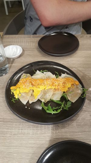 Seasonal dumplings at Beyond Sushi in New York City