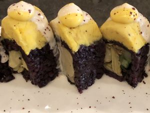 Two rolls here goes a long way at Beyond Sushi in New York City