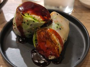 Nutty buddy lunch special at Beyond Sushi in New York City