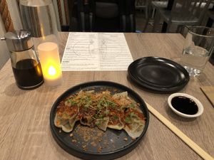 Nice Vegan Dinner, I like it though came late 8:15 pm and not found my two favorite - Truffle Risotto and Impossible Kebabs! Strongly recommend this place for meals . at Beyond Sushi in New York City