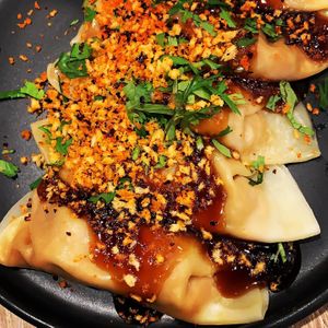 Dumplings  at Beyond Sushi in New York City