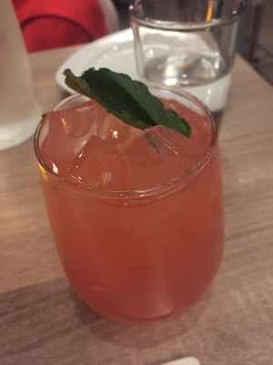 Watermelon mint lemonade  at Beyond Sushi in New York City