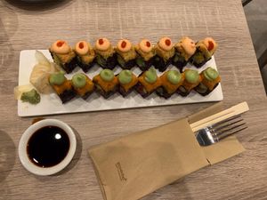 rolls at Beyond Sushi in New York City