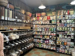 Bulk goods  at Sunshine Health Foods in Morro Bay