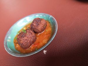 Free vegan apetizer at Grand Café Industrie in Leuven