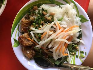 Bun cha gio at Chi Cu in Ho Chi Minh City