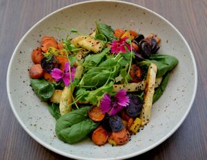 Nutritious, well rounded food. at Bistro Maha in Ljubljana