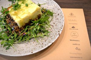 "Lentil" Pie at Bistro Maha in Ljubljana