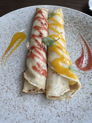 Crepes  at Bistro Maha in Ljubljana