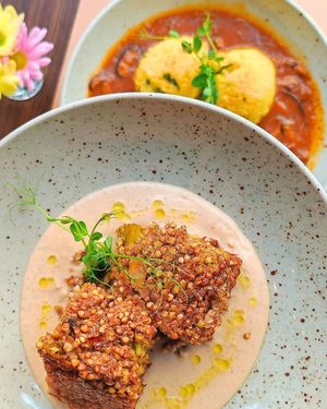 Healthy lunch options, every week something new at Bistro Maha in Ljubljana