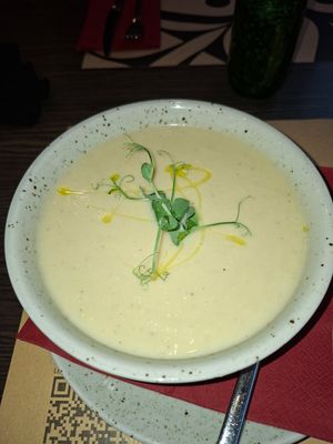 Daily soup at Bistro Maha in Ljubljana