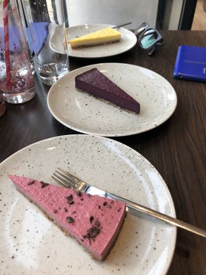 RAW cakes , glutenfree at Bistro Maha in Ljubljana