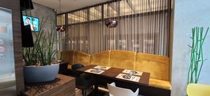 Inside at Bistro Maha in Ljubljana