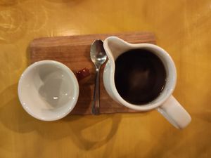 vaníliás-csokis teázás #Veganuary at LYR Speciality Coffee and Food in Pecs