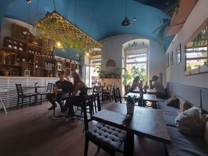 Inside at LYR Speciality Coffee and Food in Pecs