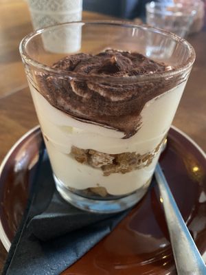 Tiramisu vegan  at LYR Speciality Coffee and Food in Pecs