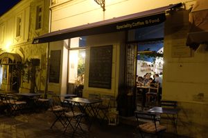 Exterior at LYR Speciality Coffee and Food in Pecs