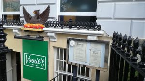 Outside at Vinnie's Eatery in Cheltenham