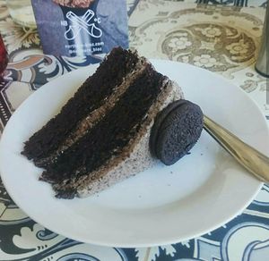 Cookies and cream cake at The Peppercorn in Huddersfield