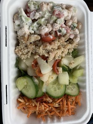 Chickpea salad  at The Peppercorn in Huddersfield