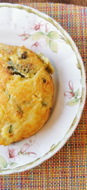 Tortilla vegana de patatas at Cerveceria Victoria in A Coruna