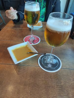 tapa at Cerveceria Victoria in A Coruna