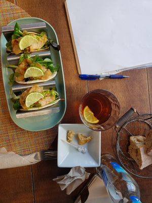 Tacos de heura #Veganuary at Cerveceria Victoria in A Coruna