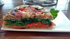 Focaccia Recheada at Cafe da Krause in Pelotas