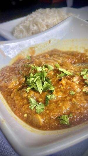 Baigan Bortha.  at Lal Mirch Indian Restaurant in Agoura Hills