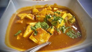 Tofu Vindaloo.  at Lal Mirch Indian Restaurant in Agoura Hills