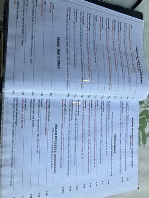 Many vegan options  at Talos Restaurant in Crete