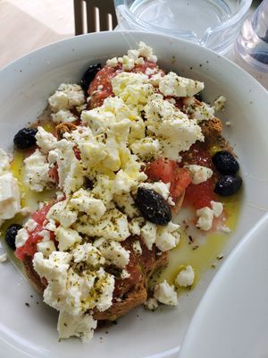 Dakos 10/10 at Talos Restaurant in Crete