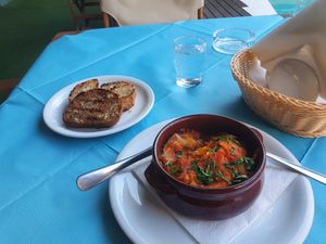 Lasagne at Talos Restaurant in Crete