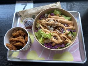 🍔🥗🍄💞💞💞 at The Vurger Co - Richmix Square in East London