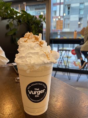 Milk shake #Veganuary at The Vurger Co - Richmix Square in East London