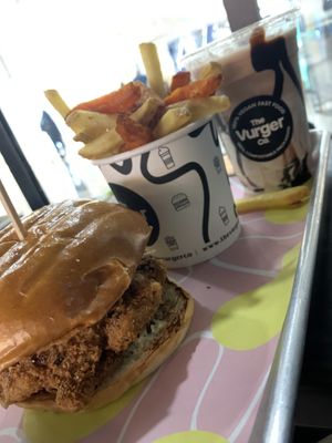   at The Vurger Co - Richmix Square in East London