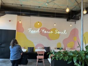 interior  at The Vurger Co - Richmix Square in East London