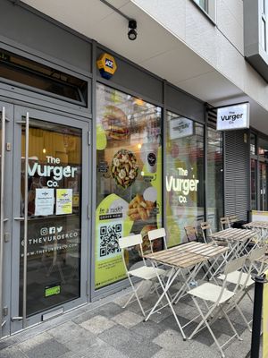 exterior  at The Vurger Co - Richmix Square in East London
