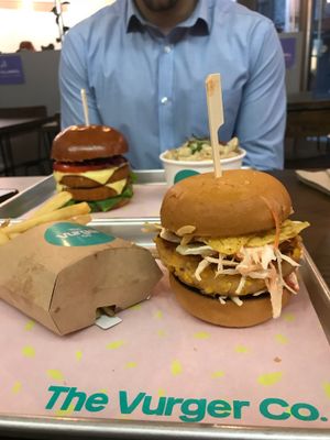 Epic burgers! at The Vurger Co - Richmix Square in East London