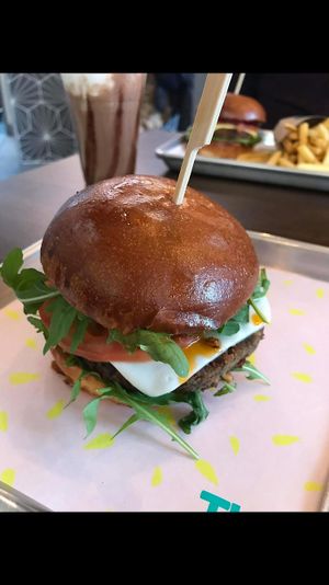 MLT burger at The Vurger Co - Richmix Square in East London