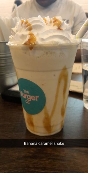 Banana caramel shake  at The Vurger Co - Richmix Square in East London