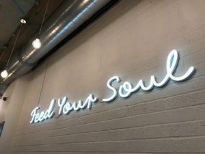 Lively decoration at The Vurger Co - Richmix Square in East London