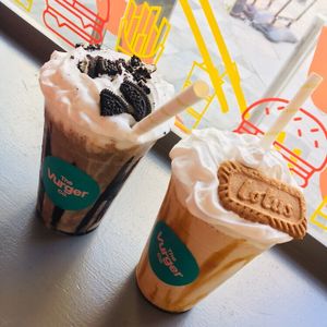 Oreo and Biscoff milkshakes at The Vurger Co - Richmix Square in East London