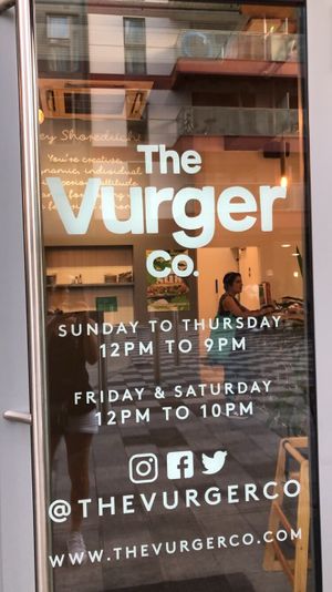 Great burgers!  at The Vurger Co - Richmix Square in East London