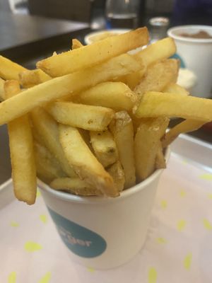 Skin on Fries at The Vurger Co - Richmix Square in East London