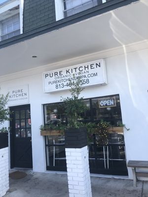 Front door  at Pure Kitchen in Tampa