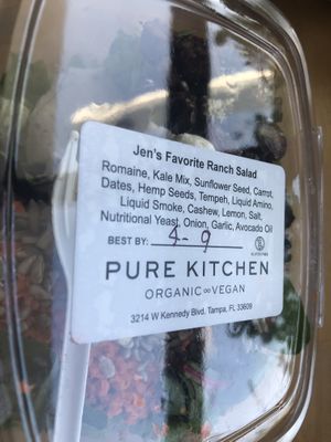 Jen’s favorite ranch salad at Pure Kitchen in Tampa